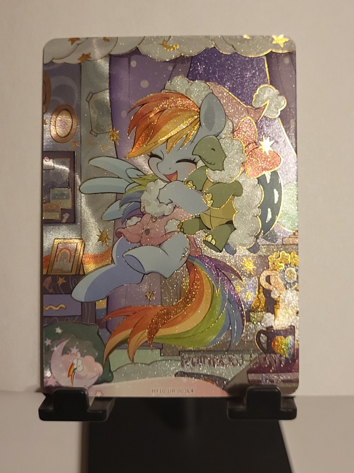 Kayou My little Pony CCG Card HY10-UR-003 Rainbow Dash Pajamas Mint