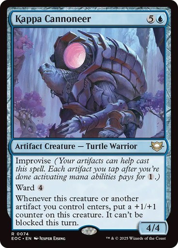 Kappa Cannoneer NM RARE MTG Commander: Edge of Eternities EOC Near Mint Regular