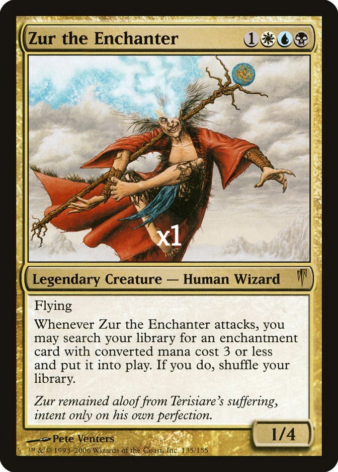 MTG CSP CMR DMR Zur the Enchanter MINT (SELECT)