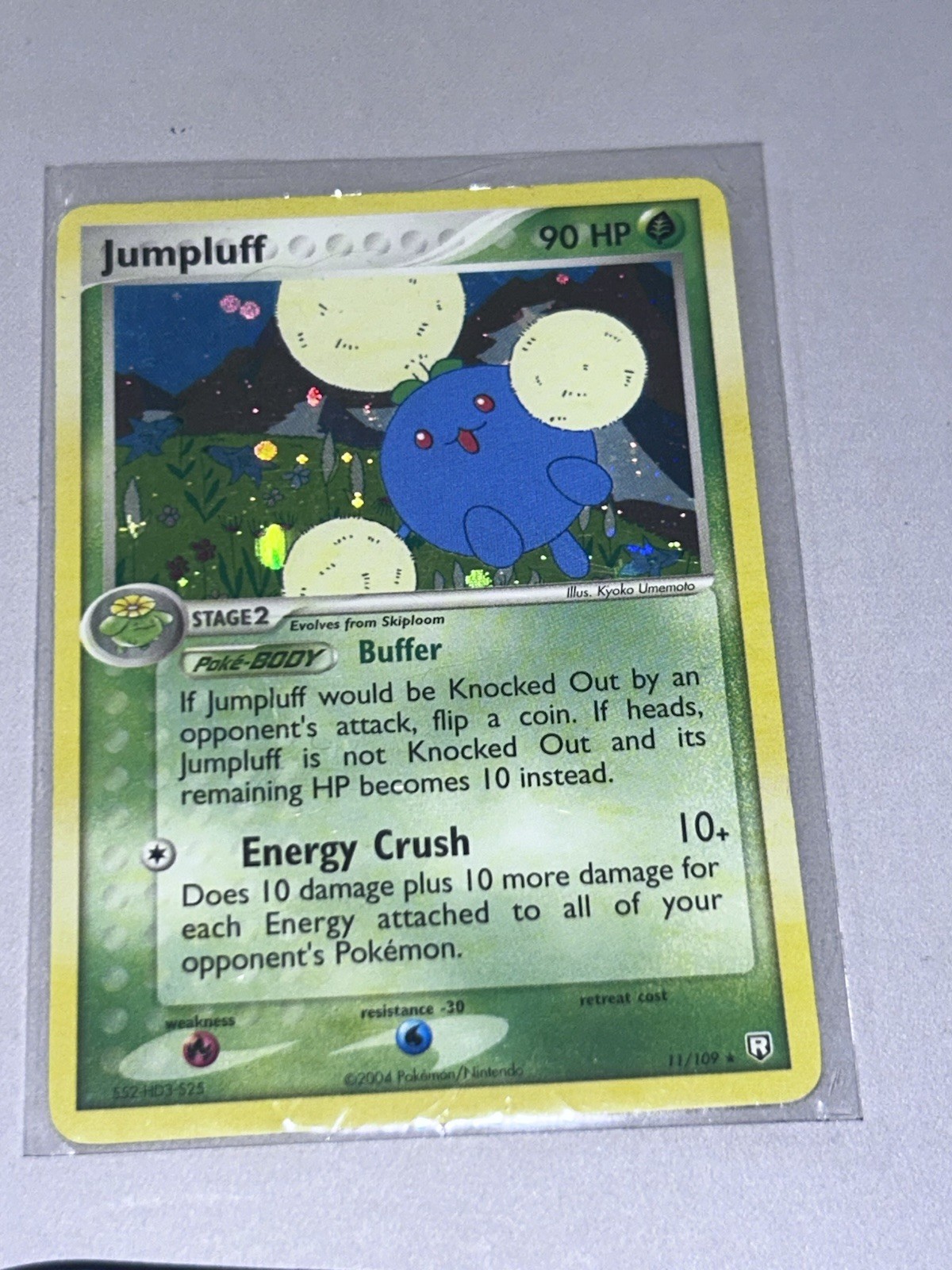Pokémon TCG Jumpluff Team Rocket Returns 11/109 Holo 2004 vintage card *SWIRL*