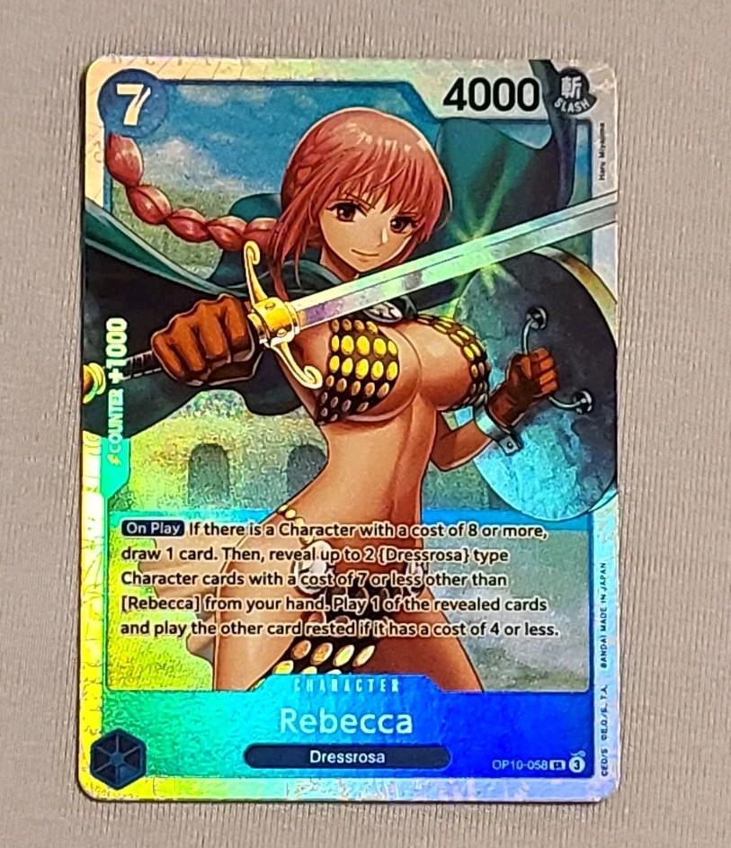 One Piece TCG Rebecca OP10-058 Super Rare NM