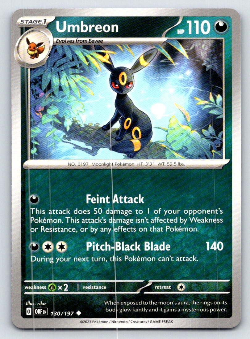 Pokemon Umbreon 130/197