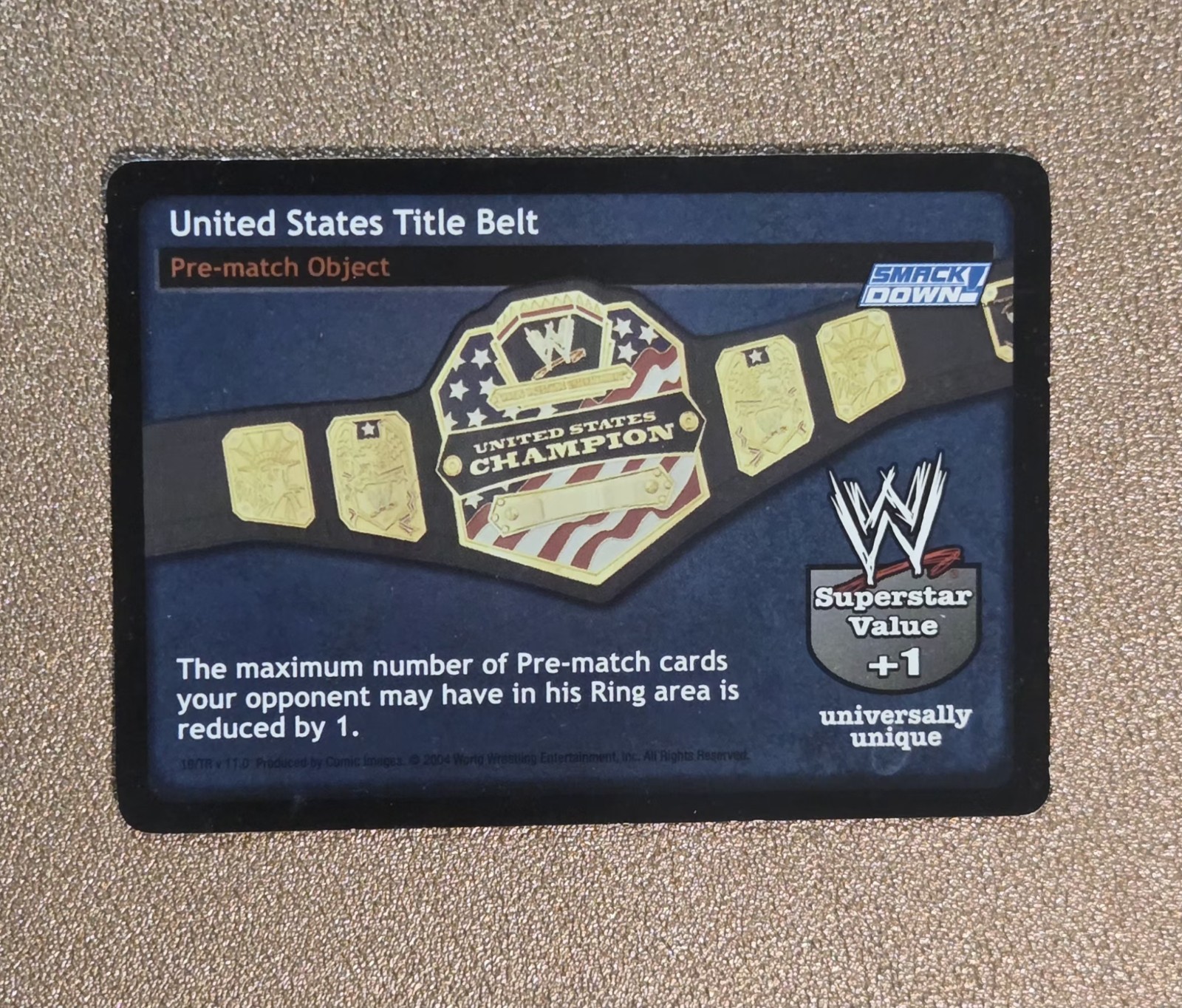 WWE Raw Deal CCG: United States Title Belt