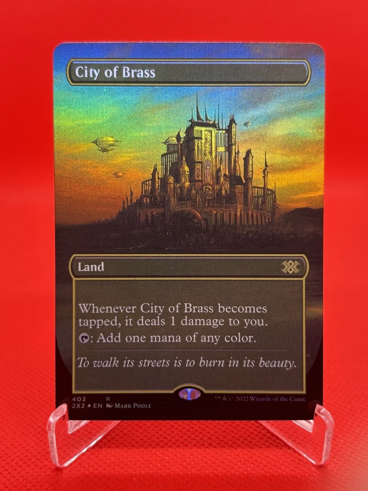 City Of Brass – Foil Handmade Playtesting Card