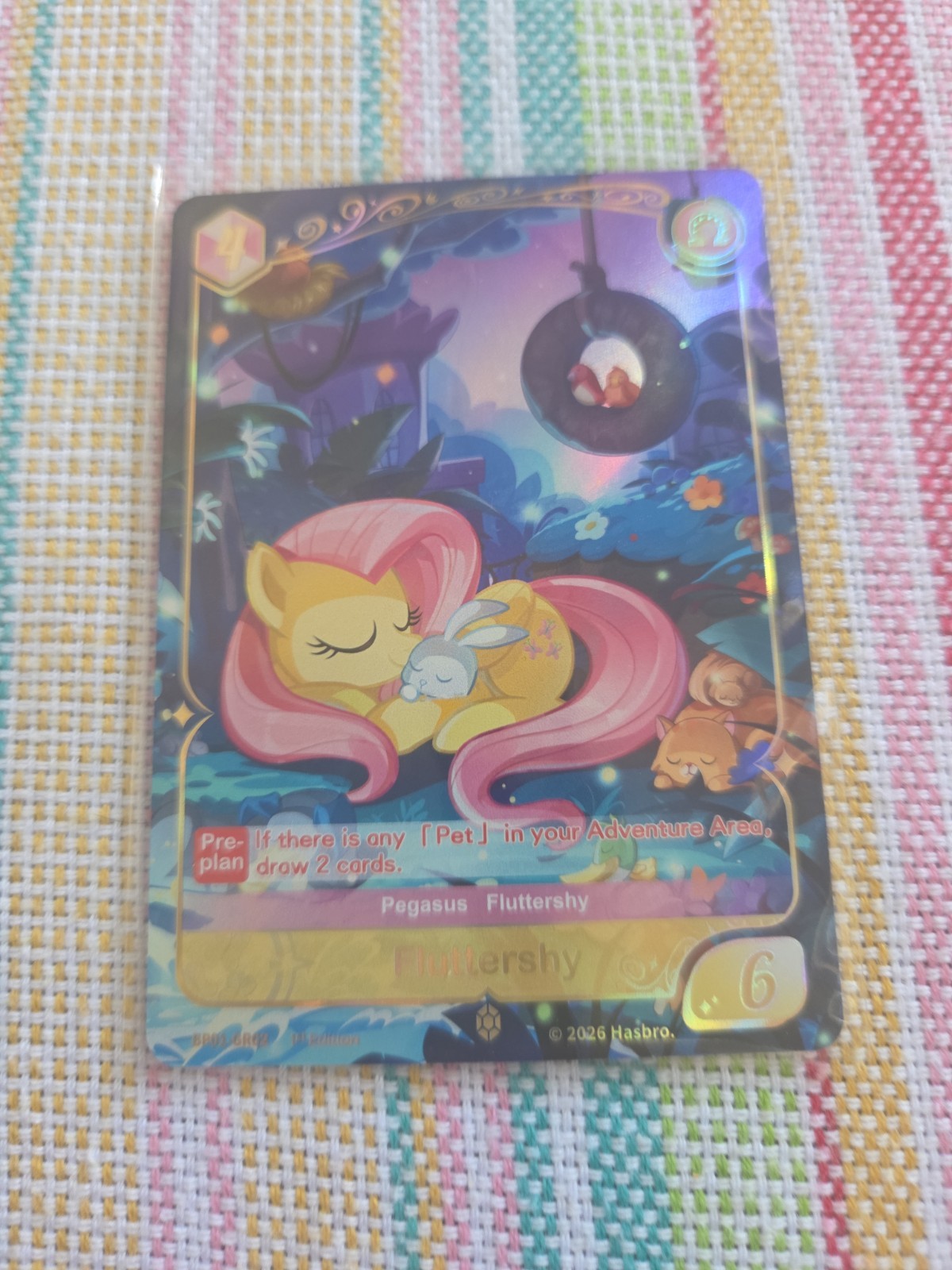Kayou My Little Pony Fluttershy BP01-GR02 Gold Rare English