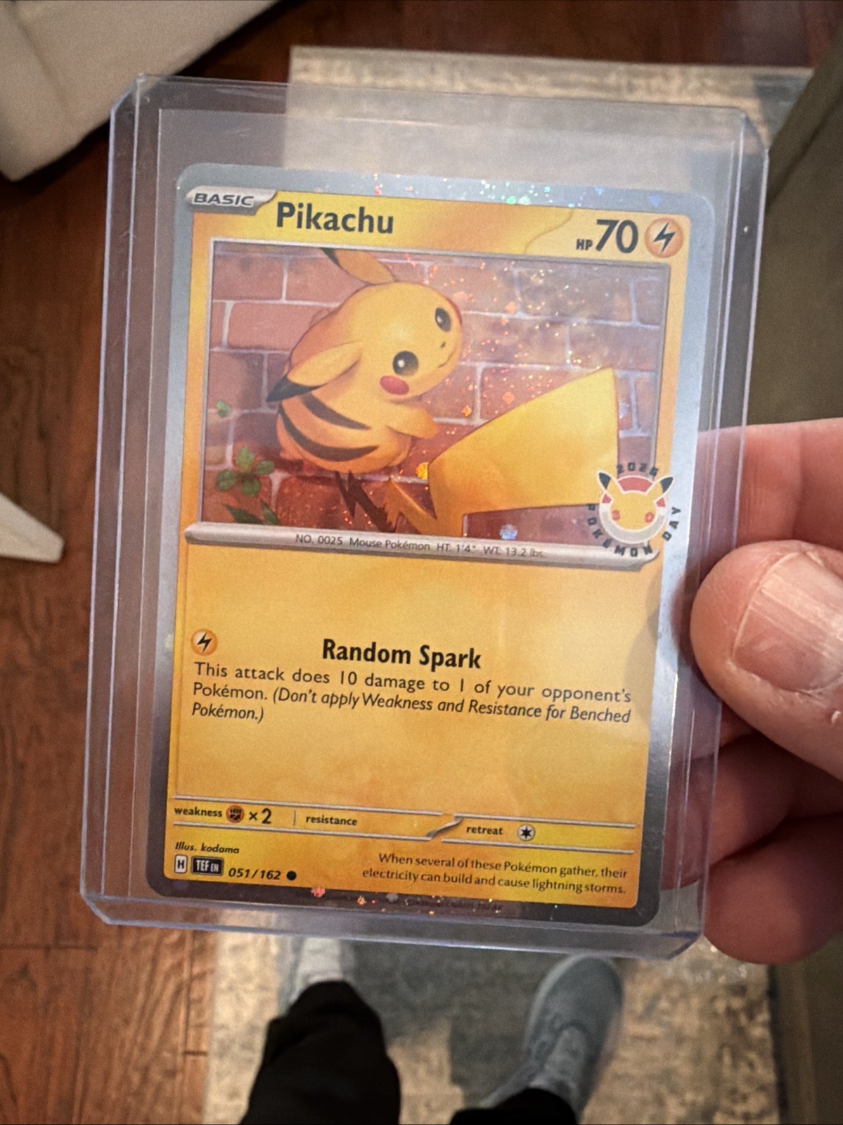 Pikachu 051/162 Pokemon Day 2026 30th Anniversary Stamped Promo Pokemon TCG NM🔥