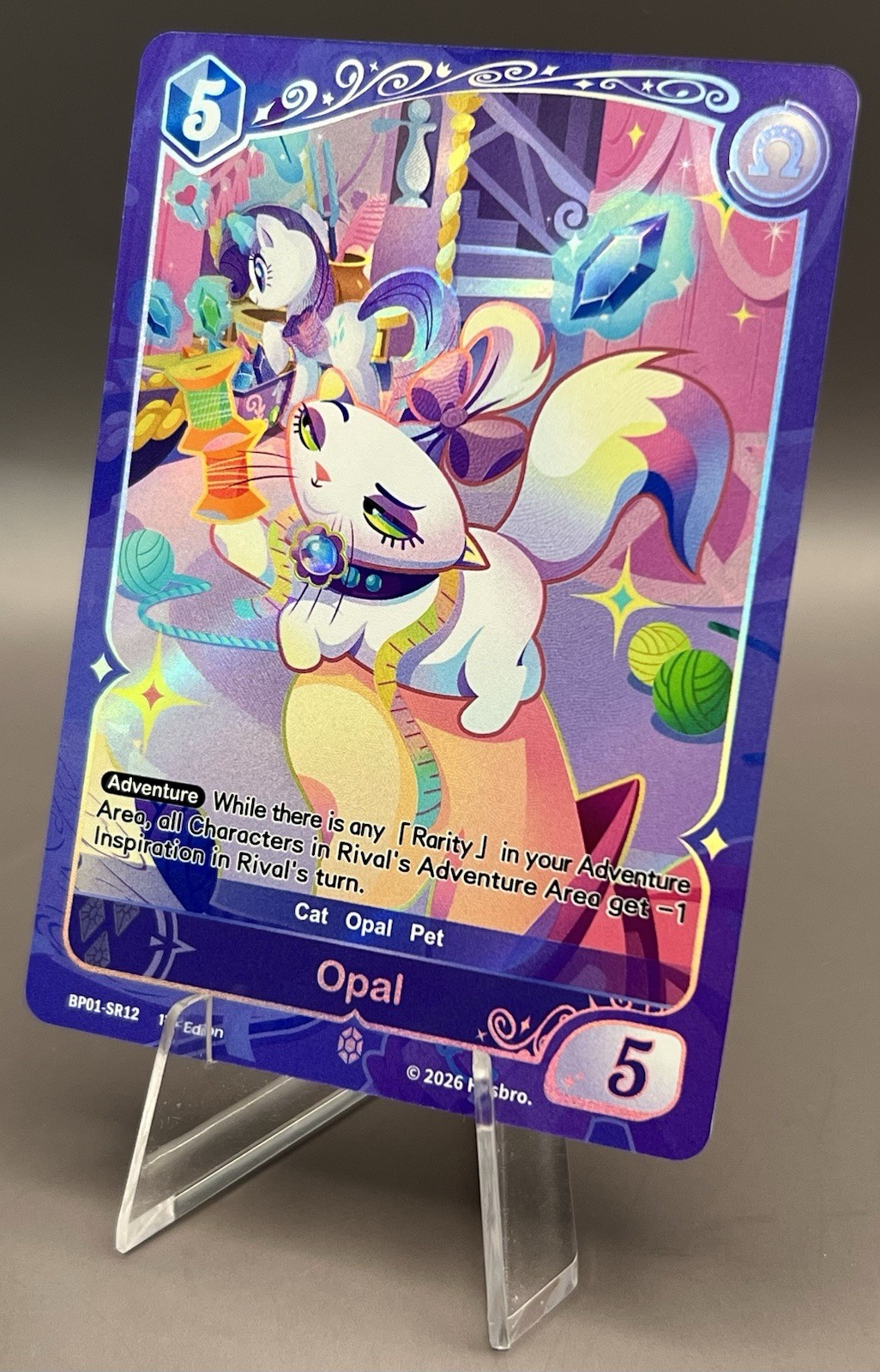 BP01-SR12 Opal – My Little Pony TCG Fantasy Wonderland Kayou NM