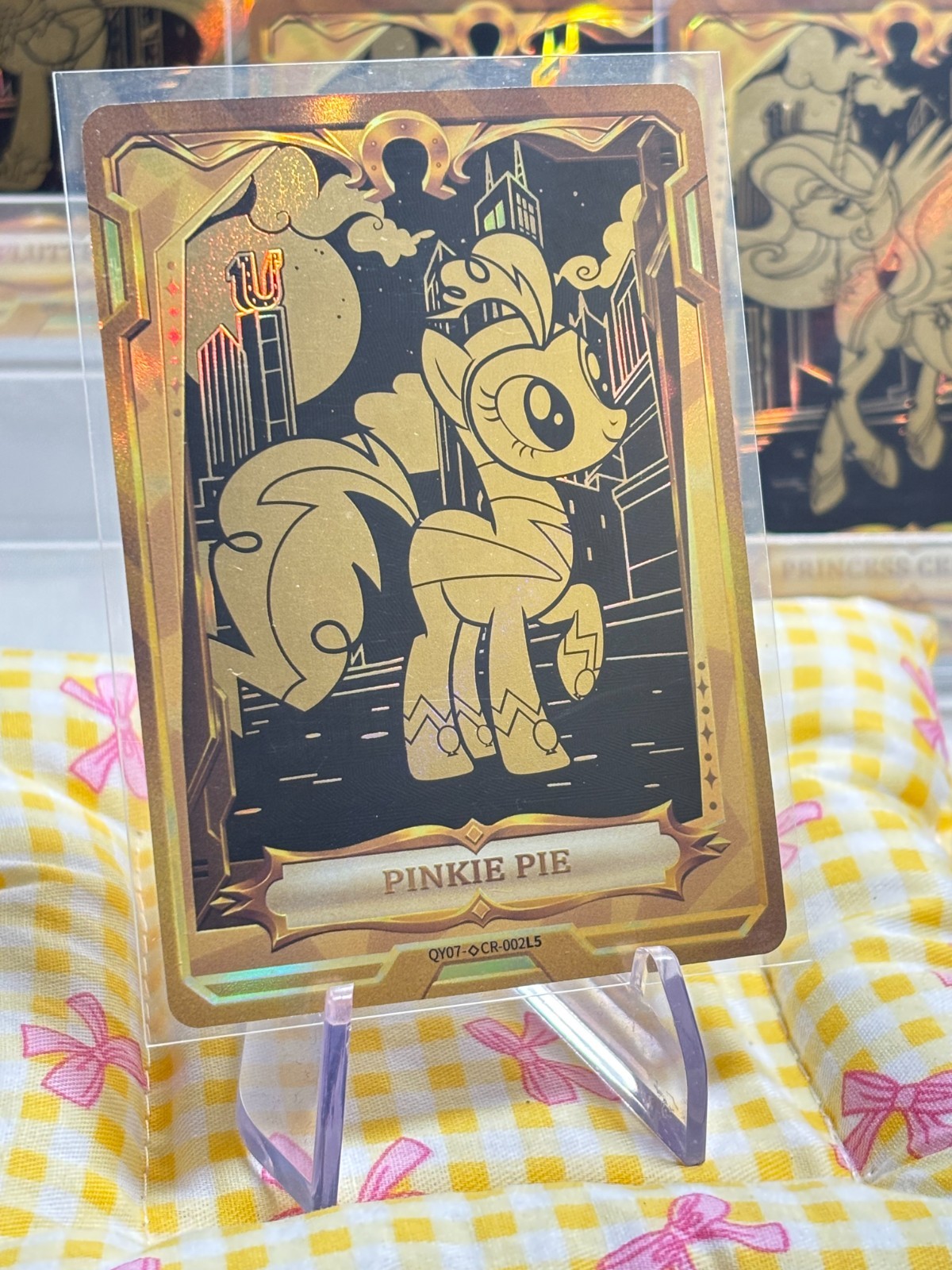 🆕My Little Pony Kayou Fun Shadow/ Quying Series 7 Star CR Gold Foil Card